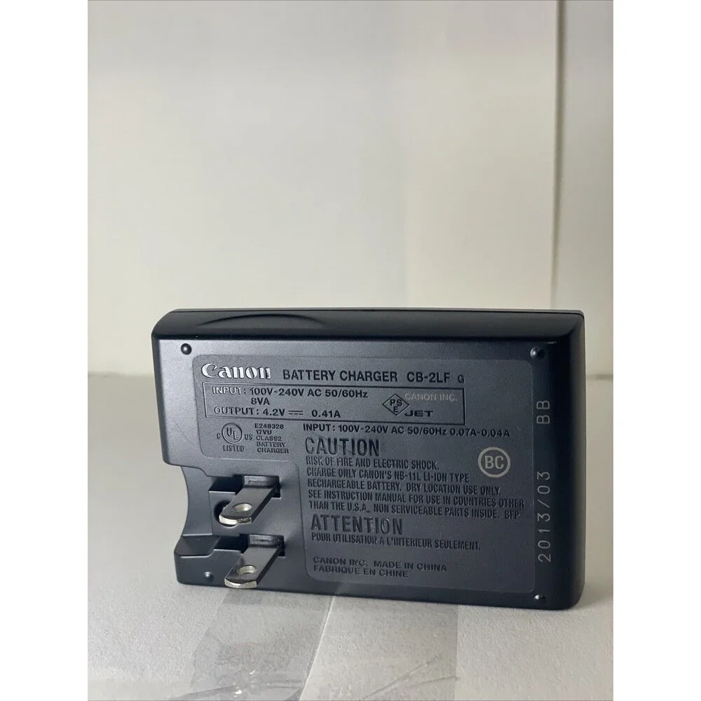 Genuine OEM CANON A2400 A2600 A3400 A4000 A4050 IS BATTERY CHARGER CB-2LD CB-2LF